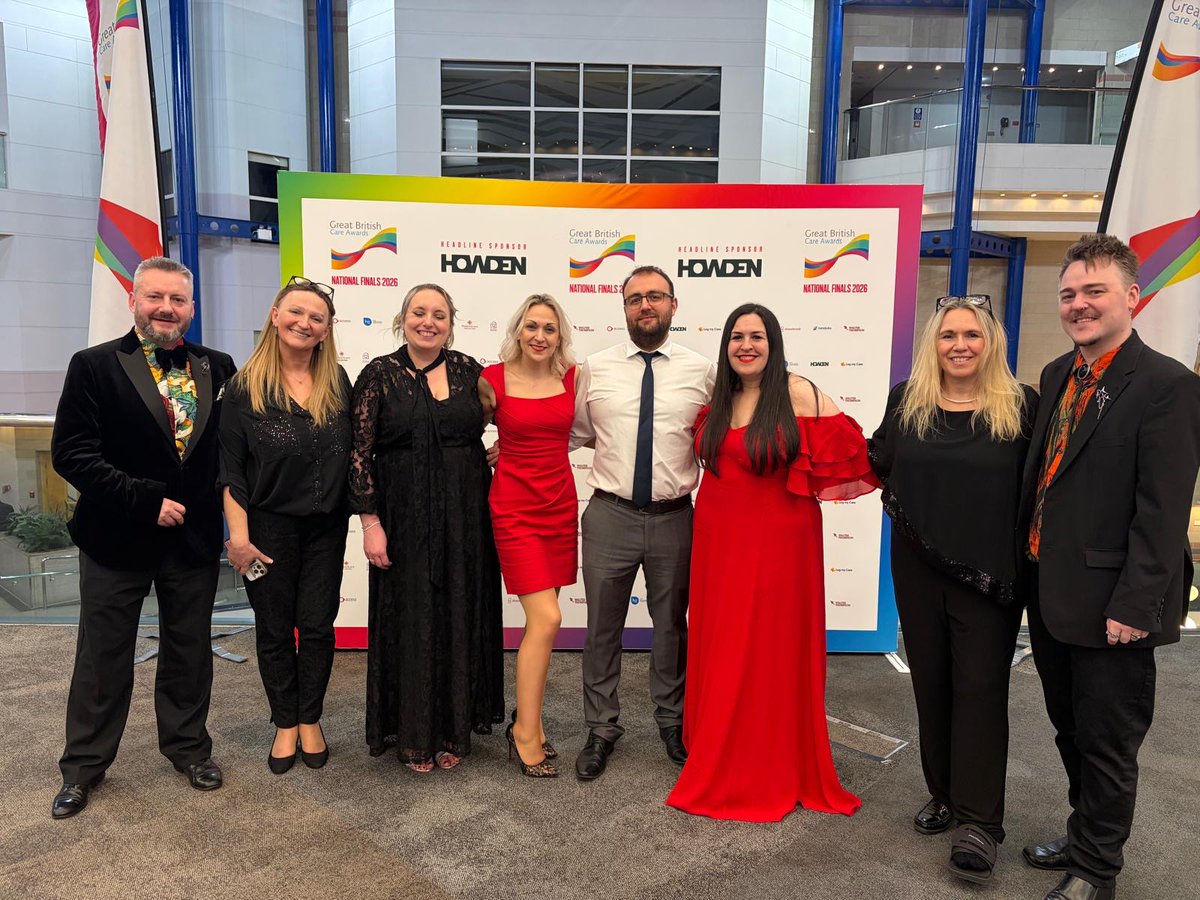 careiscentral's tweet photo. Celebrating Lauren and Talia's win at the Great British Care Awards National Ceremony.  🏆🏆🏆🏆

In a room of more than 1,500 people at the ICC in Birmingham, they were awarded ⭐Highly Commended⭐ A thoroughly deserved recognition for the creativity, care and energy they bring https://t.co/sVmePbl3fi