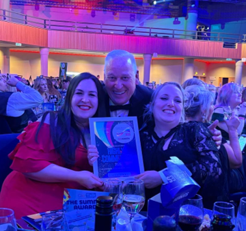 careiscentral's tweet photo. Celebrating Lauren and Talia's win at the Great British Care Awards National Ceremony.  🏆🏆🏆🏆

In a room of more than 1,500 people at the ICC in Birmingham, they were awarded ⭐Highly Commended⭐ A thoroughly deserved recognition for the creativity, care and energy they bring https://t.co/sVmePbl3fi
