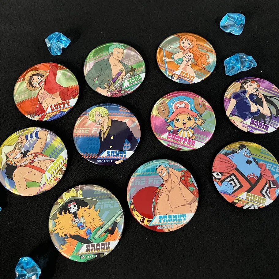 新商品】MUGIWARA STORE ARTS メタル缶バッジ(全10種) 1個：550円(税込