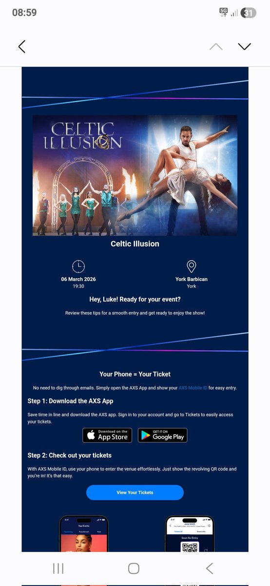 lukejennison's tweet photo. @realclintonb PLEASE HELP!!!
You could've forseen this!
Meant to be taking the Mrs to your show Saturday night.  Only gone and booked the right place... but the WRONG night! 
F**K... add this to everything else I apparently get wrong!
Any chance of help to avoid any ear full? https://t.co/DPgHKK2RXh