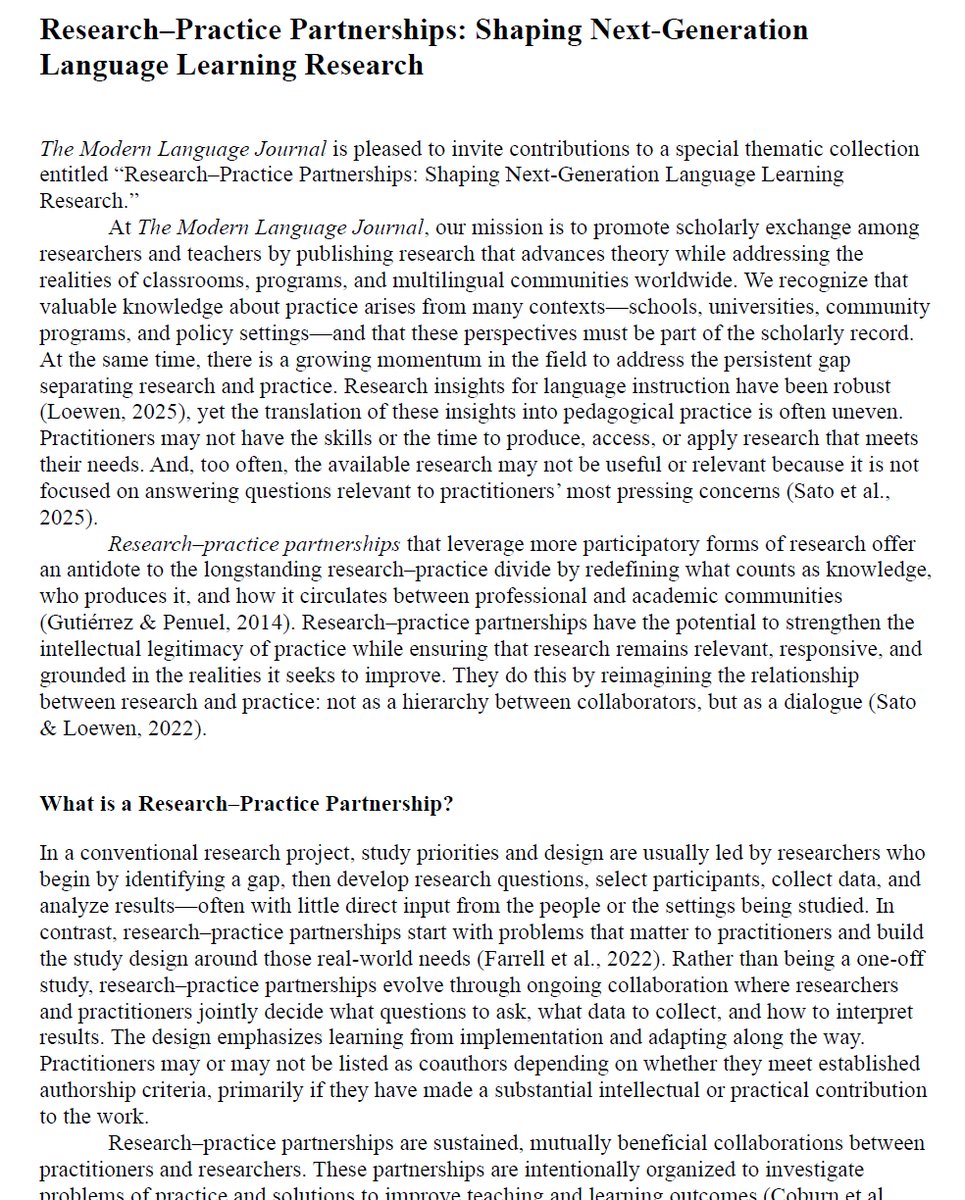 Modern Language Journal (MLJ) tweet media