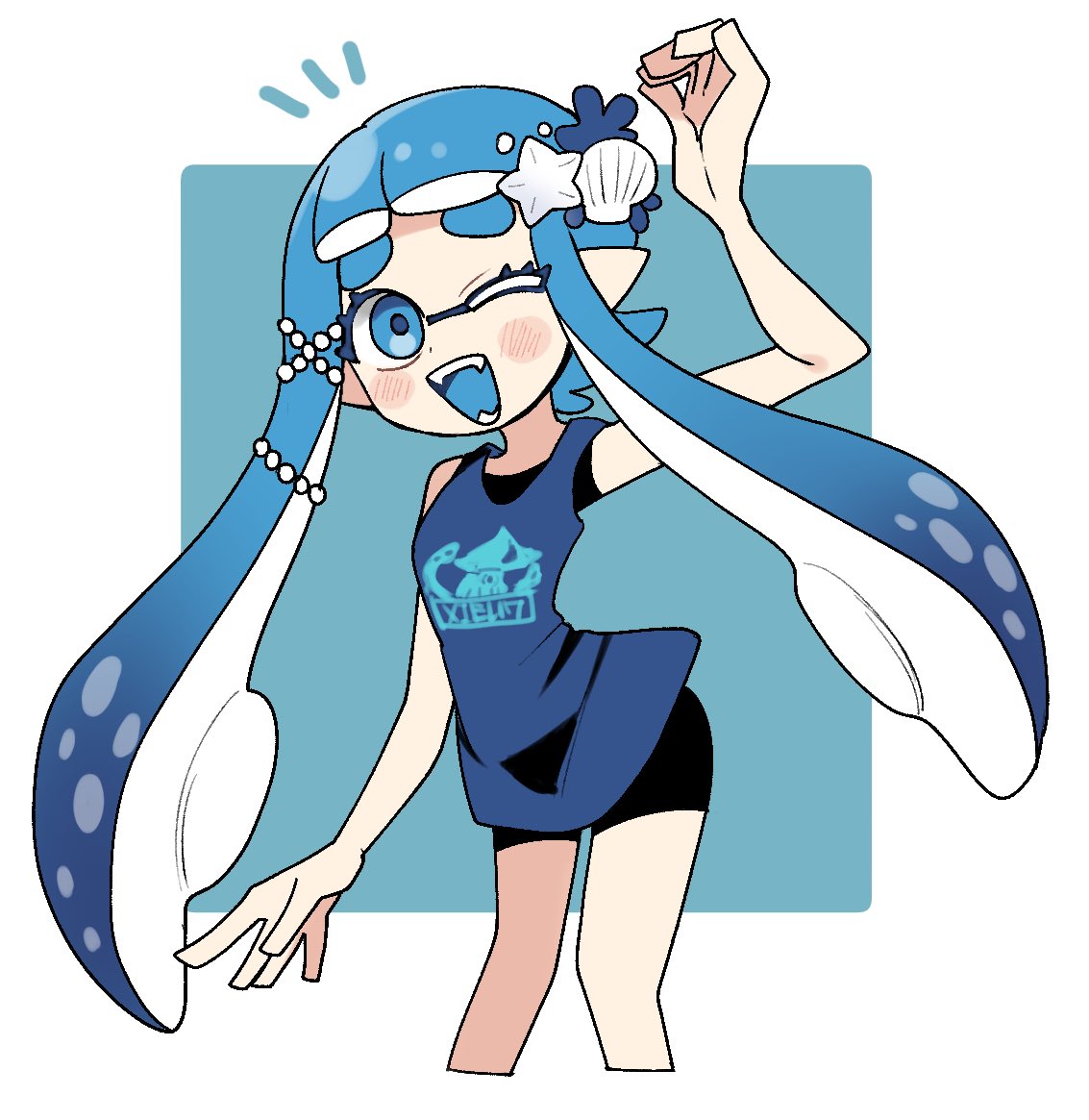 よそイカちゃん💙