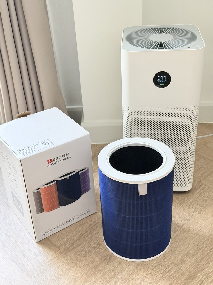 ใช้เครื่องฟอกของ Xiaomi มาตลอด จะรู้เลยว่า “ค่าไส้กรองแท้” คือแรงมากกก 
จนไปเจอไส้กรองของ iSUPER คือใช้แทนได้ 100% ราคาถูกกว่าครึ่งต่อครึ่ง แต่ประสิทธิภาพคือไม่ดรอป!

ตัวที่ลองเป็น HEPA H14 อัปเกรดจาก H13 กรองละเอียดกว่าเดิม 10 เท่า
ผ่านการทดสอบจาก RUEE Lab. ว่ากรอง PM2.5