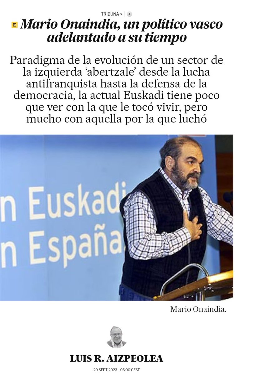 ConsuorF's tweet image. 5. Aprovechando que Rosón, ministro interior, estaba negociando con Mario Onaindía y Juan Mari Bandrés la disolución de #ETAPM, Joseba aprovechó su relación con ellos para hacerles llegar las pruebas. Bandrés presionó al ministro y consiguió que finalmente se les detuviera.