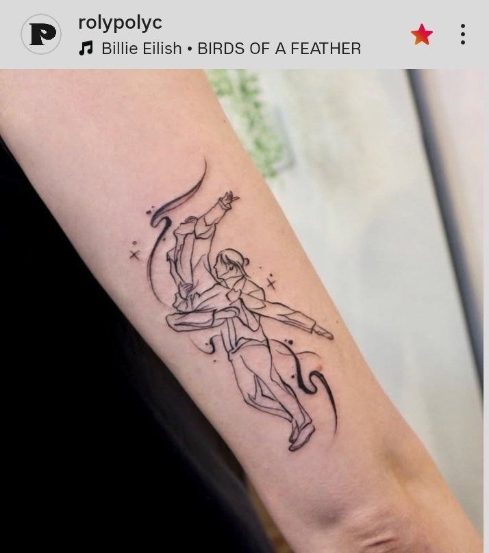 core_raque53248's tweet photo. OMG! #Polyc publicó en Instagram este tatuaje de nuestro Jikook y eligió la canción Birds Of A Feather! Nunca decepciona... Jikook Forever! 💜💛😭😭😭😭😭😭😭 https://t.co/WILwfXrLjG