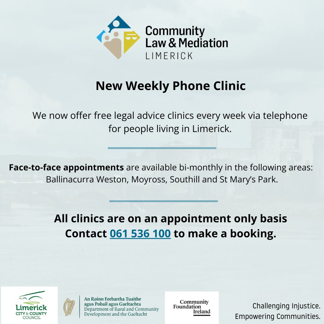 Community Law & Mediation (CLM) tweet media