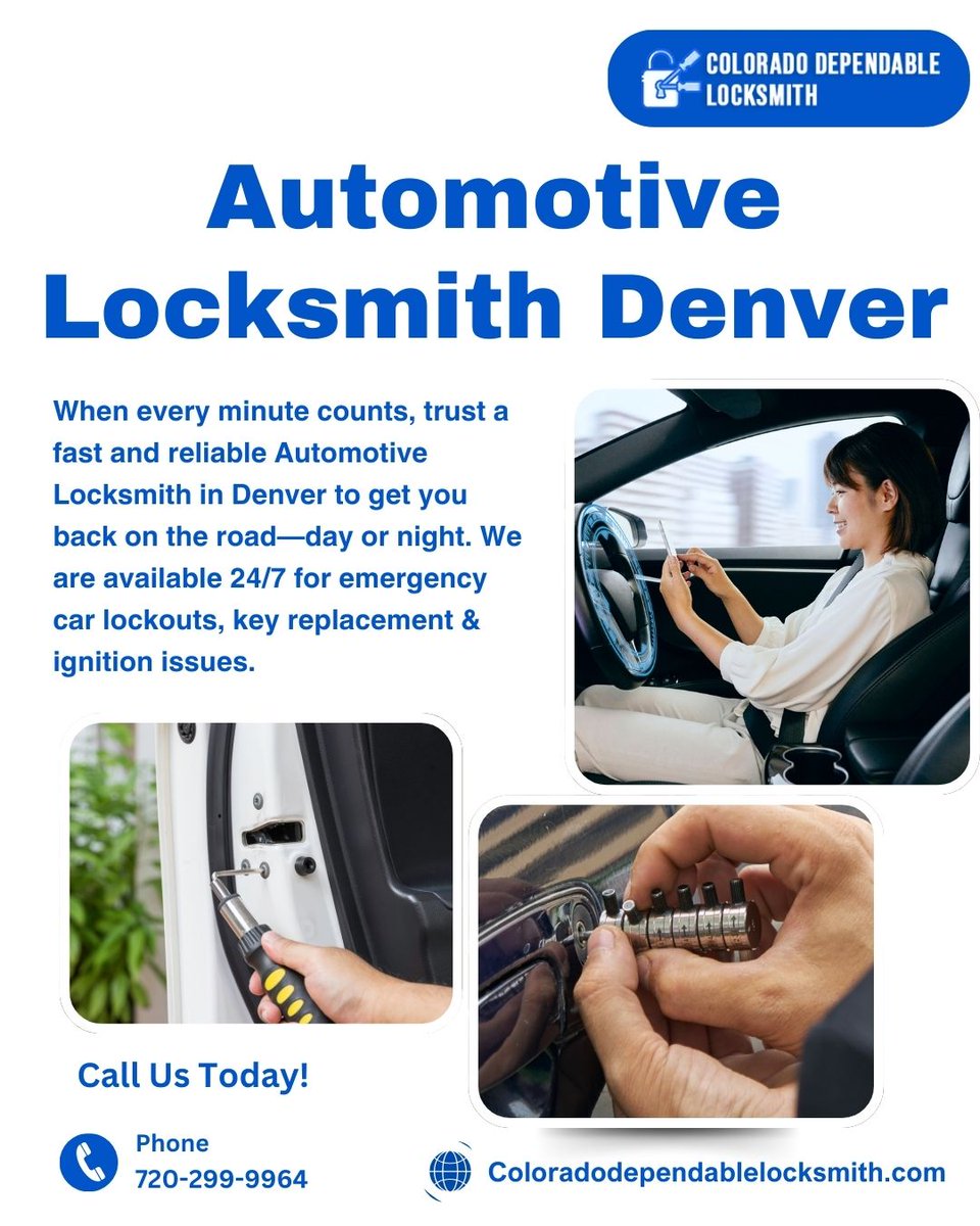 Colorado Dependable Locksmith (@CD_locksmith) / Posts / X