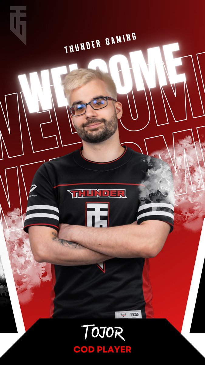 EsThundergaming's tweet photo. Gran honor para nosotros darle la bienvenida a @TojoR18  al club. 🔥

Talento, dedicación y mentalidad competitiva para llevar a Thunder Gaming a lo más alto.

¡Vamos con todo esta temporada! ⚡🎮
#ThunderGaming #WelcomeTojor #CODPlayer #FECOD https://t.co/MGB4GM4VaY