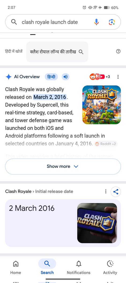 SwaTalwaysOP's tweet photo. Day 1 player of Clash Royale 👑
From launch day to 10 Years Played badge.
Watched metas rise and fall, survived every update.
Still here. Still battling. 💪🔥 #ClashRoyale #OGPlayer https://t.co/SWvEOTZPG6