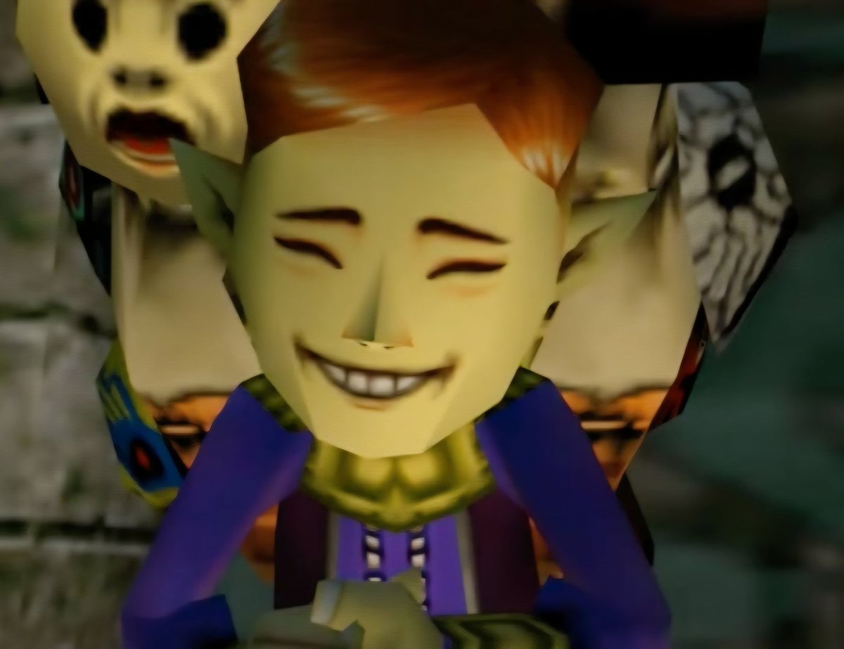 Just realized I look like the happy mask salesman when I laugh and now nothing is funny