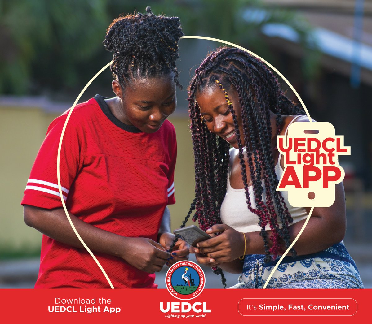 UEDCLTD's tweet photo. Light your world the smart way with the UEDCL Light App. Quick payments, instant support and zero stress
👉🏾Download link 🌐📲 https://t.co/1SV6pJBED5
#UEDCLinService #LightingUpYourWorld #LightApp https://t.co/TD8xvcwyc5