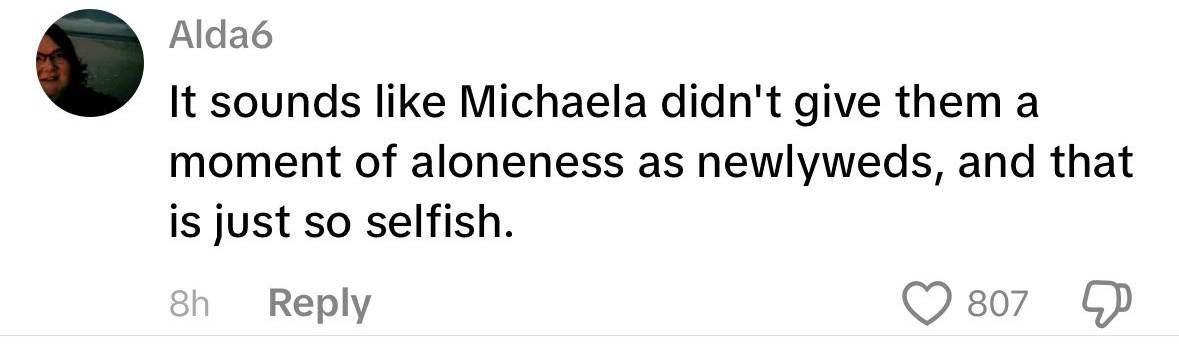Michaela's lawyer tweet media