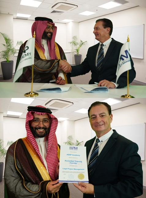 IILegalPM's tweet photo. We are proud to welcome Saudi Arabian company ‘ASAP Academy’ as our latest Accredited Training Provider at the International Institute of Legal Project Management.
Ayman Al-Sahyan joins IILPM to extend our professional community that is already at 66 countries of the world. https://t.co/Xu9JcZTj4Q