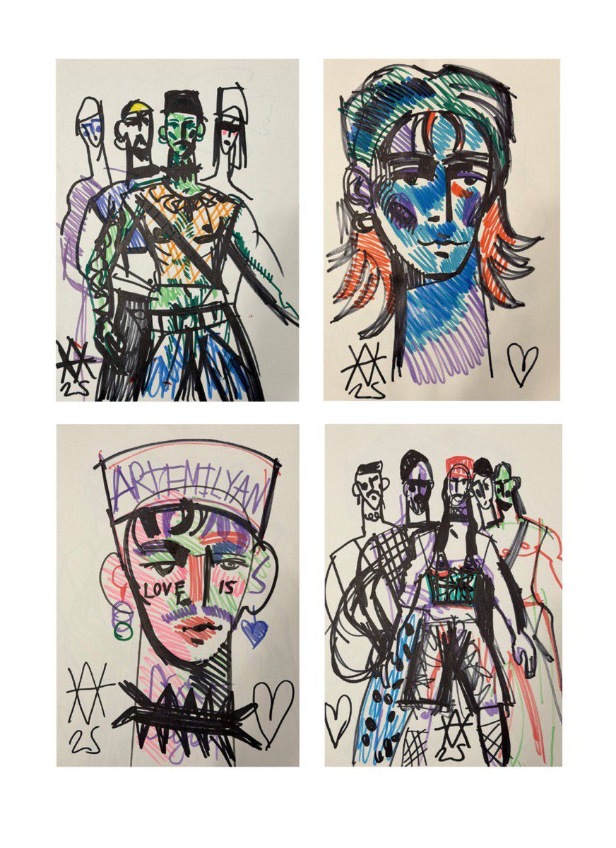 Aleximelyan's tweet photo. Hey 👋 I’m artist. What can you say about my portraits, about my art? #art https://t.co/nhCQ3M0Tt4