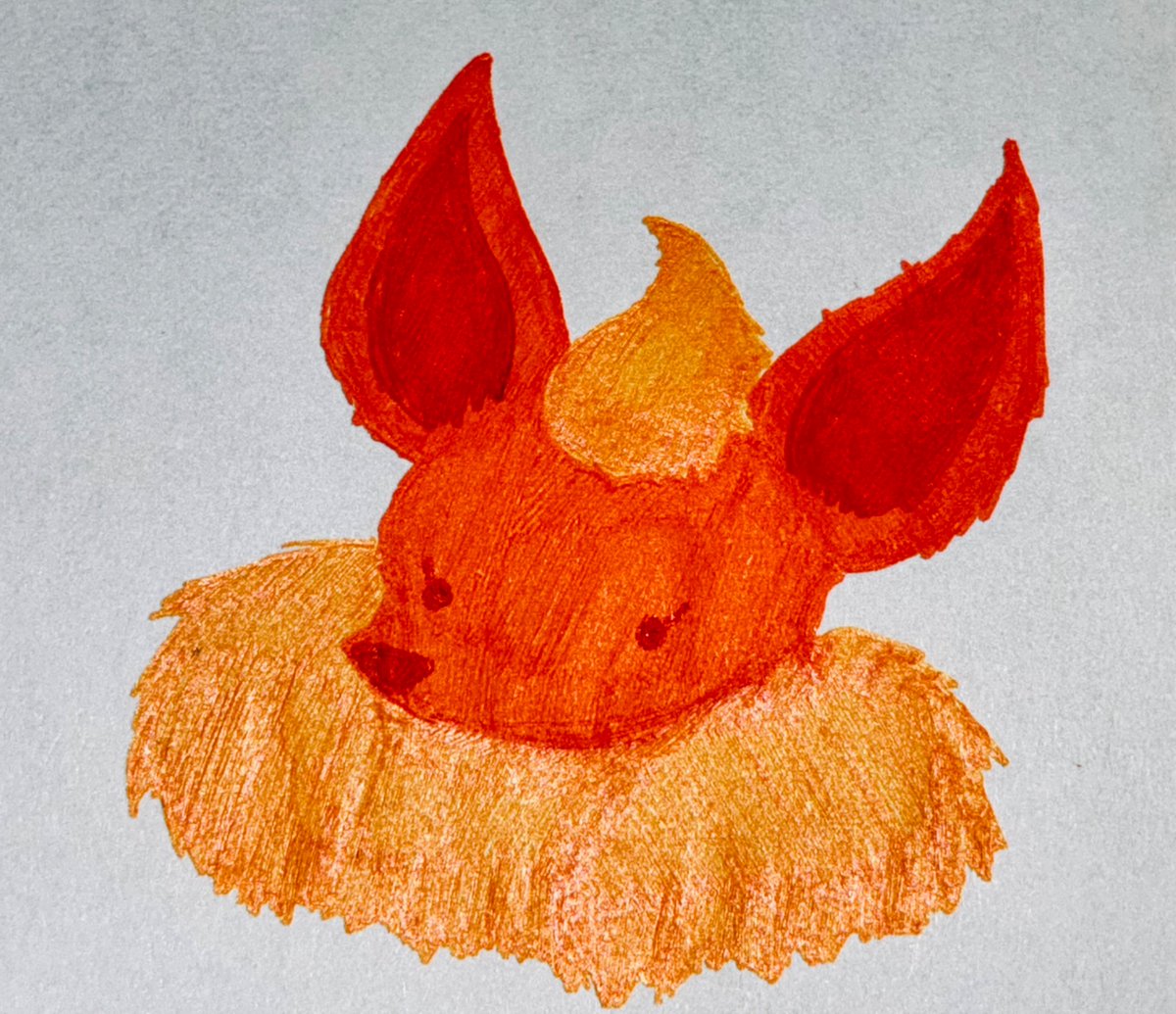 ブースター❤️‍🔥
#ポケモン30周年 
#ポケモンイラスト
