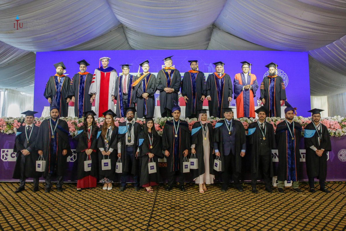 ITUPunjab's tweet image. ITU Lahore proudly celebrated its 5th Convocation on 15 Feb 2026 at Main Campus, Barki Road – a true milestone of excellence &amp;amp; innovation! Honored 528 graduates across 12 programs: 367 BS, 147 MS, 14 PhD scholars + 14 Gold Medals for top achievers! #ITULahore #Convocation2026