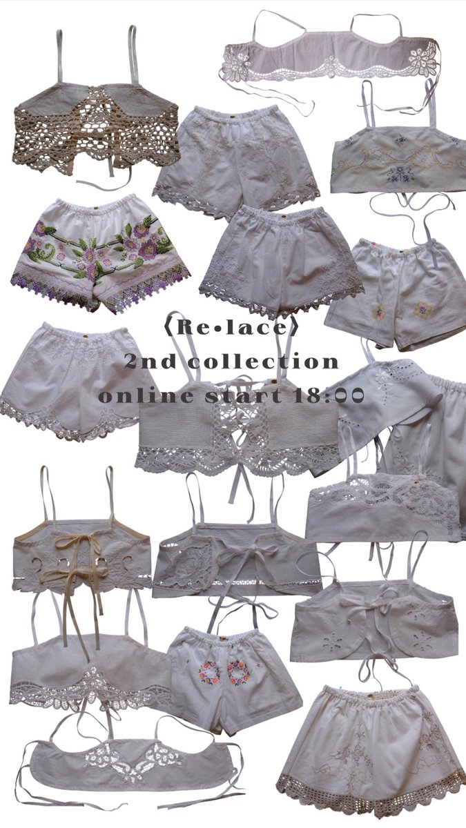 _shimmer_jp's tweet photo. 〈Re•lace〉 オンラインストア発売スタートしました🪽

https://t.co/f8UNhdPs89 https://t.co/Gaxvdv1hVc