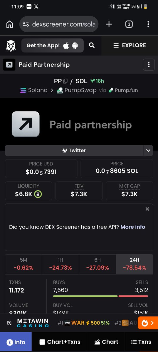 CryptoWay_Dao's tweet photo. @Wagboo_ng Expecting same https://t.co/53qMbftN4F