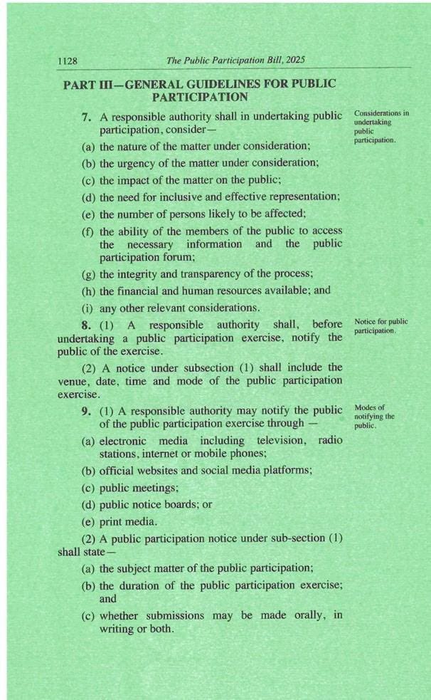 OAmollo's tweet photo. Here’s the Public Participation Bill https://t.co/3911xNtKnk https://t.co/kOkVIsgjVb