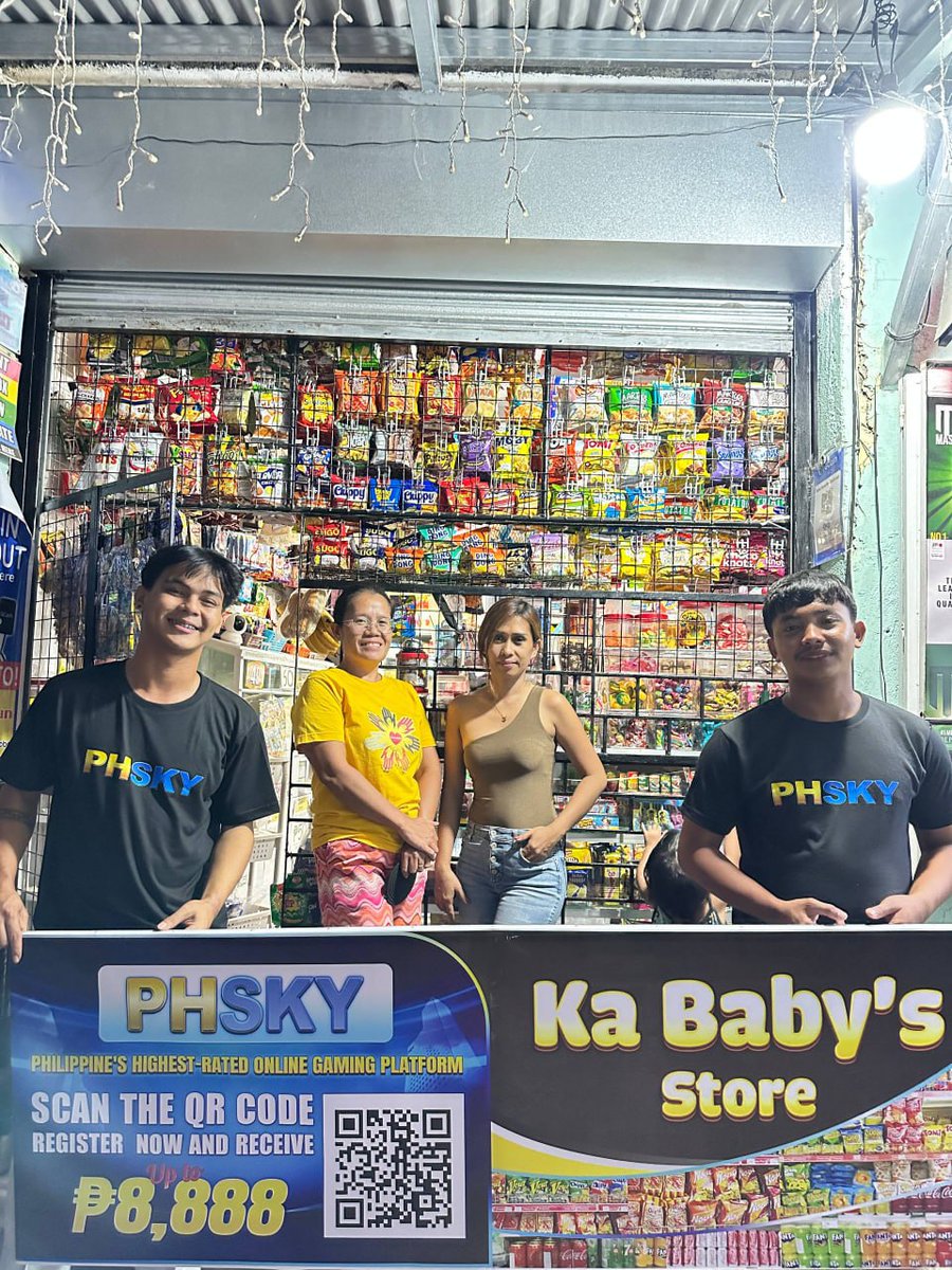 PHSKY_official's tweet image. ✨ Spreading opportunities in Batangas with PHSKY! ✨

PHSKY proudly gave FREE store signages to hardworking local entrepreneurs. 🏪💜

Every small business has a big dream.
Together, we grow stronger — one store at a time. 🌈
#PHSKY #CommunitySupport #Batangas