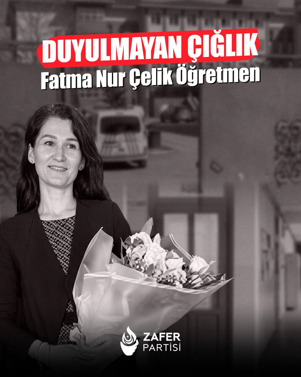 zaferpartisi's tweet photo. İstanbul Çekmeköy’de öğretmenimiz Fatma Nur Çelik’in öğrencisi tarafından vahşice hayattan koparılmasının tarifsiz üzüntü ve öfkesini yaşıyoruz. Eğitim yuvalarımızın suç mahalline dönüşmesi, liyakatsiz yönetim anlayışının iflas belgesidir!

Milli Eğitim Bakanı Yusuf Tekin’e açıkça sesleniyoruz: Vaktinizi ve enerjinizi siyasi polemiklere, suni gündemlere harcamayı derhal bırakın! Asli göreviniz rakiplerinize laf yetiştirmek değil, size emanet edilen öğretmenlerin can güvenliğini sağlamaktır. Okullardaki güvenlik zafiyetinin faturasını öğretmenlerimiz canıyla ödeyemez.

Görevi başında katledilen öğretmenimize Allah'tan rahmet, kan ağlayan eğitim camiamıza başsağlığı diliyoruz. 

Öğretmenlerimizi sahipsiz bırakan bu düzene acilen "dur" denilmelidir! Sürecin sonuna kadar takipçisiyiz.