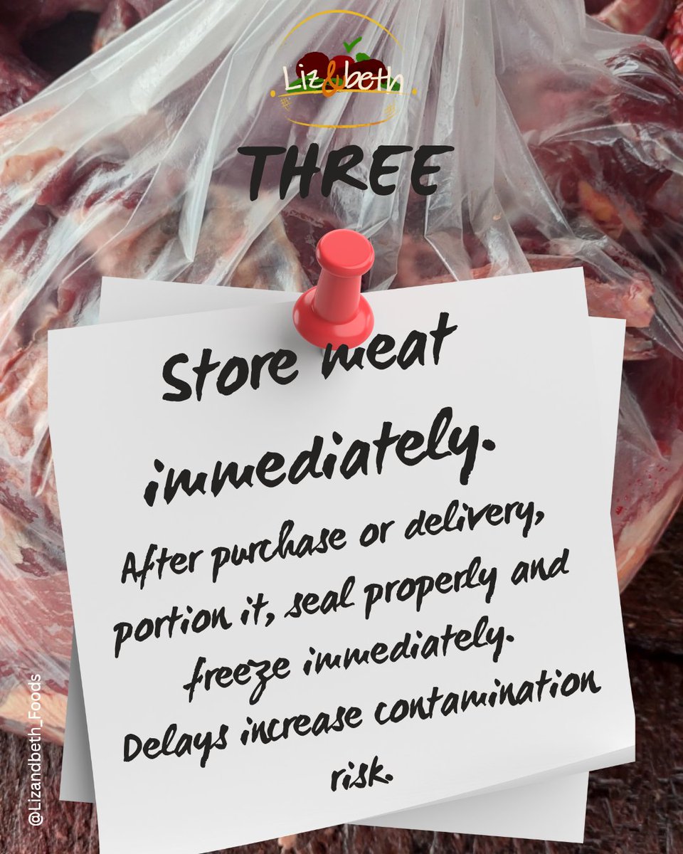 lizandbethfoods's tweet image. Try the above tips when you purchase your next meat or partake in meat sharing.

#tipstuesday