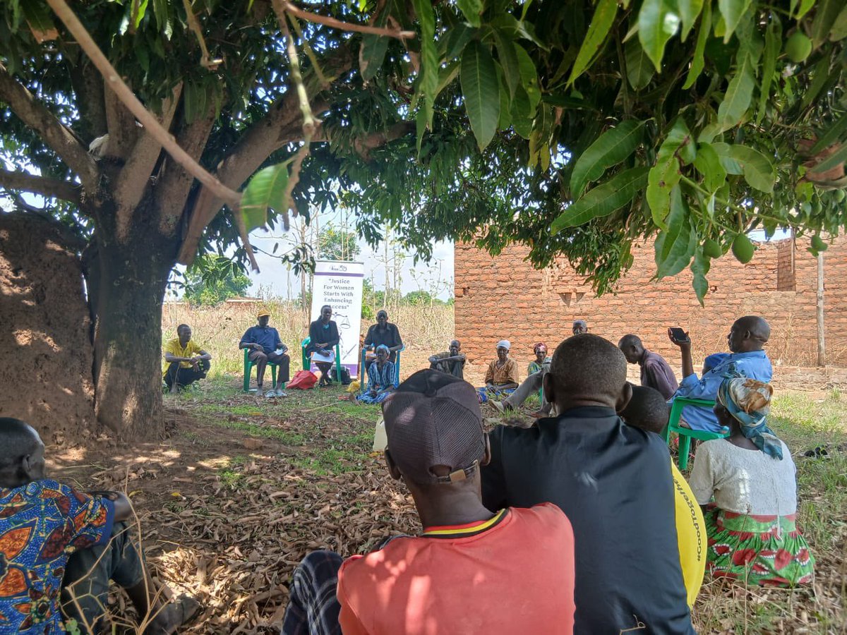 FIDA_Uganda's tweet photo. In Uganda, widows remain disproportionately vulnerable to land grabbing and property dispossession, particularly in rural communities where customary norms often override legal protections. ⚖️

In Kitgum with support from @UCC_Official and Adriko & Associates, our intervention protected a 95-year-old widow from unlawful land takeover through locus mediation, boundary restoration, and community sensitisation of 28 local leaders and members on succession and women’s property rights. Her ownership was formally affirmed, and her grandchildren’s inheritance secured.

This is what inclusive justice looks like, protecting rights, shifting community norms, and strengthening accountability at the grassroots. 🌿
#FJDSpotlight #InclusionTuesday