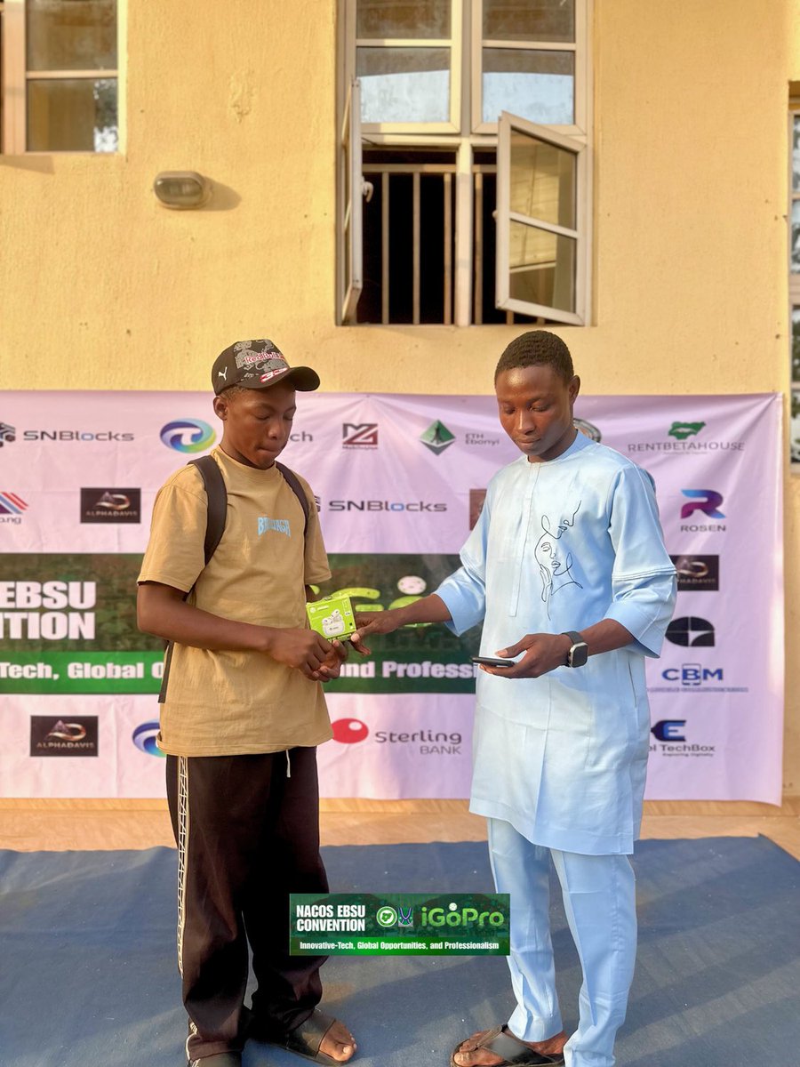 nacosebsu's tweet photo. Thank you to everyone who participated and made the NACOS EBSU Convention a huge success. More opportunities, more wins, and more innovation ahead! 🚀

#NACOSEBSU #iGoPro2026 #RaffleDraw #Winners https://t.co/NB9ssJscHw