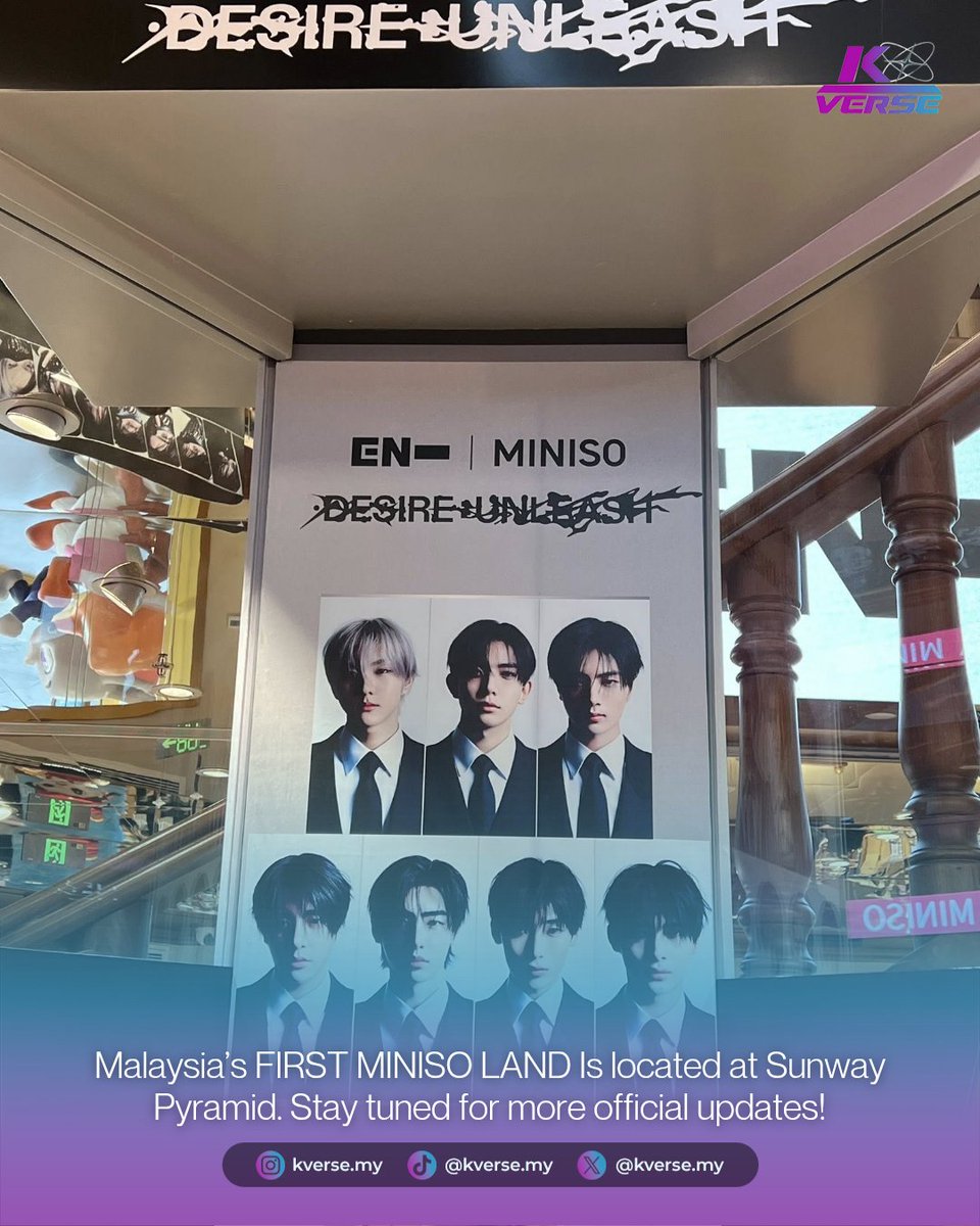 kverseMY's tweet photo. 🚨 ENGENEs ALERT 🚨

Official ENHYPEN merch lands at MINISOLAND on March 5 🔥

Bias hunting mode: ON 💙
Don’t say we didn’t warn you 😌💨

#ENHYPEN #ENGENE #MINISOLAND #KVerseMY #Malaysia https://t.co/Lqa482I1FL
