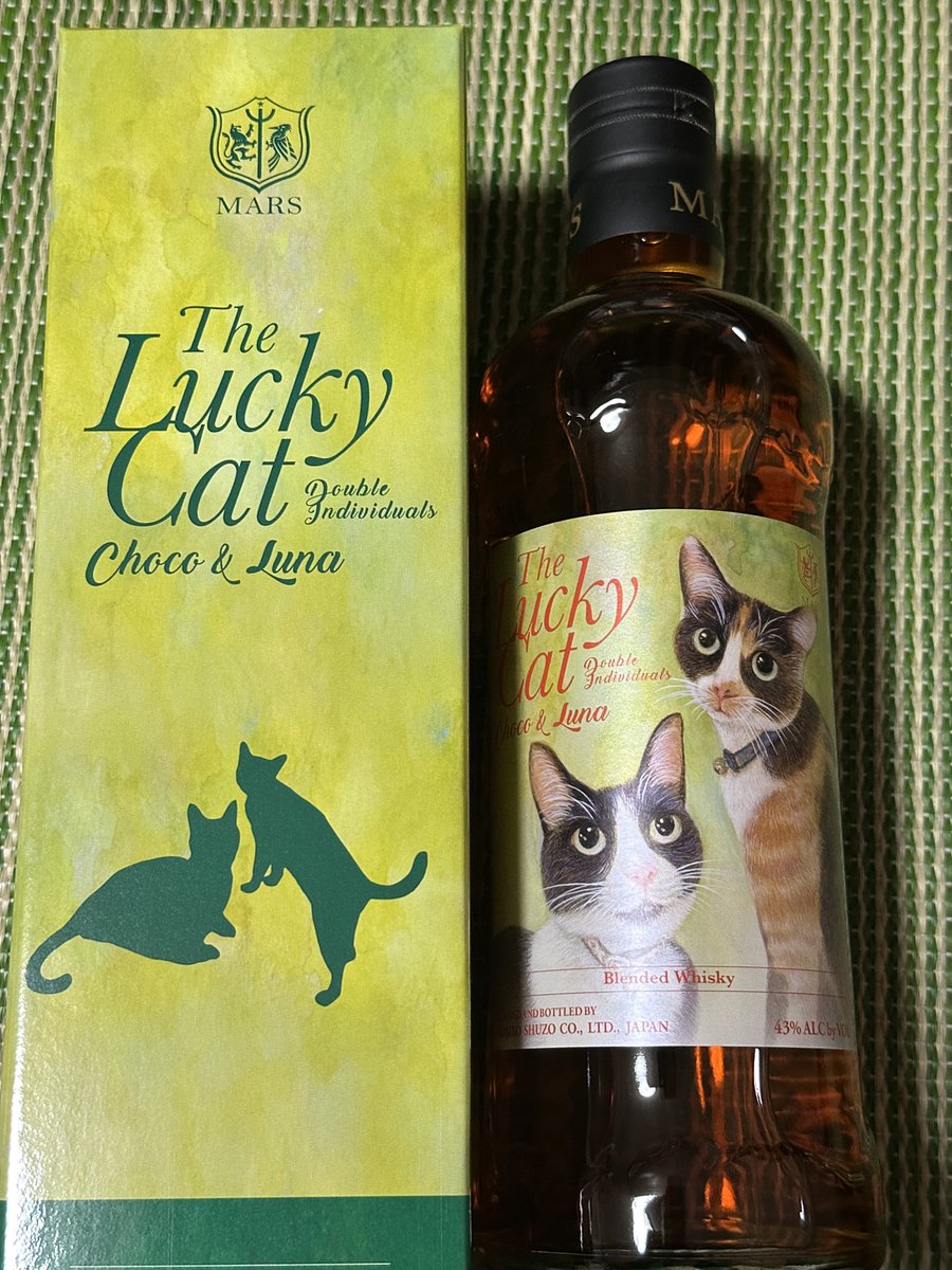 猫好きのための限定ウイスキー 2026年発売 ラッキーキャットシリーズ