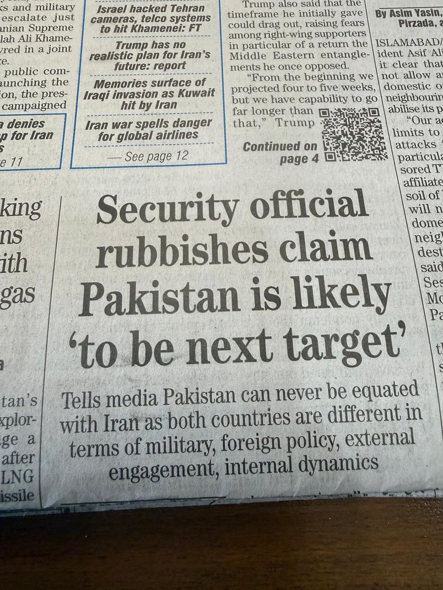 FalconForcePK's tweet image. ڈی جی آئی ایس پی آر کی بریفنگ نے واضح کر دیا کہ پاکستان کا دفاع مضبوط، پیشہ ورانہ اور ہر چیلنج سے نمٹنے کی مکمل صلاحیت رکھتا ہے۔ متوازن خارجہ پالیسی نے ہمیں عالمی سطح پر باوقار مقام دیا ہے۔ اب اصل ضرورت قومی یکجہتی اور اندرونی استحکام کی ہے۔ 🇵🇰
#Pakistan #DGISPR #NationalUnity