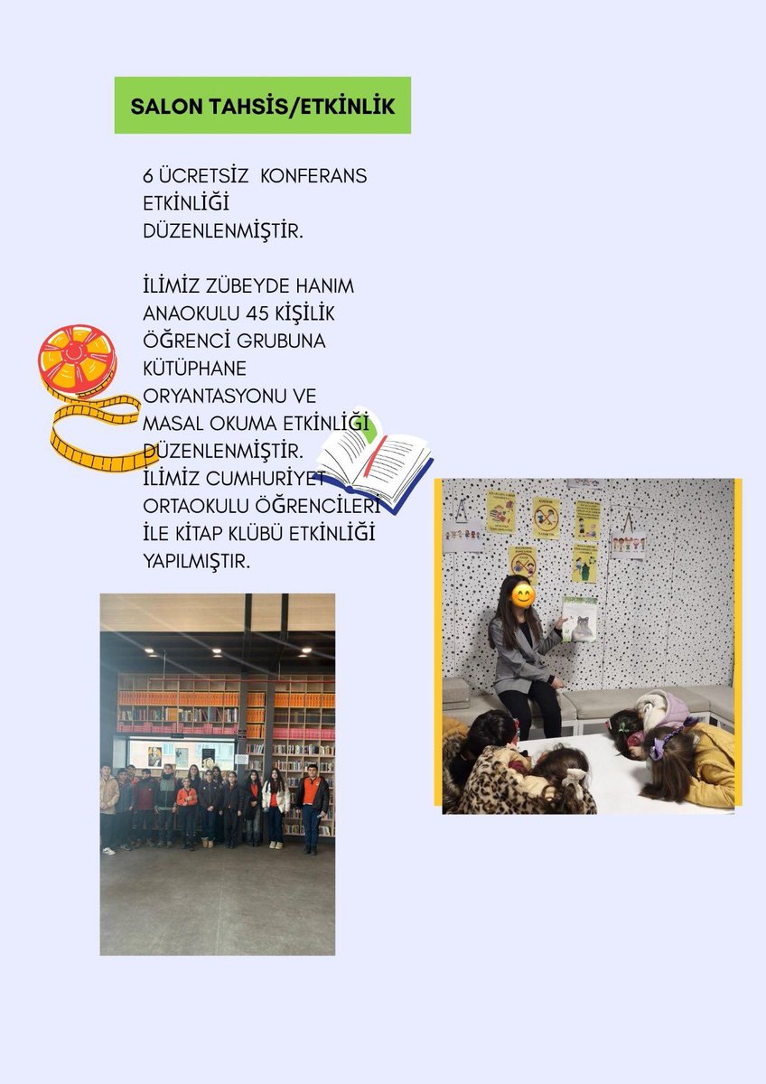 Kütüphanemizin Şubat Ayı Faaliyetleri