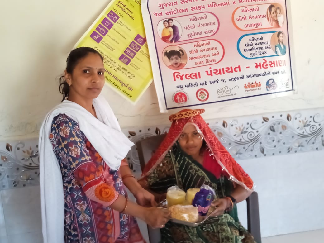 જિલ્લો - મહેસાણા
ઘટક-ઊંઝા 
આં.વાડી કેન્દ્ર માં  આજે માસ ના પહેલા મંગળવાર ની સુપોષણ સંવાદ ની ઉજવણી કરવામાં આવી 

 <a href="/CollectorMeh/">Collector Mehsana</a>                                 
<a href="/InfoGujarat/">Gujarat Information</a>
<a href="/manisha_vakil/">Dr. Manisha Vakil</a>
<a href="/RanjitIAS/">Dr. Ranjit Kumar Singh, IAS</a>
<a href="/ddo_mehsana/">DDO Mehsana</a> 
<a href="/WCDGujarat/">Women & Child Development, Govt of Gujarat</a>