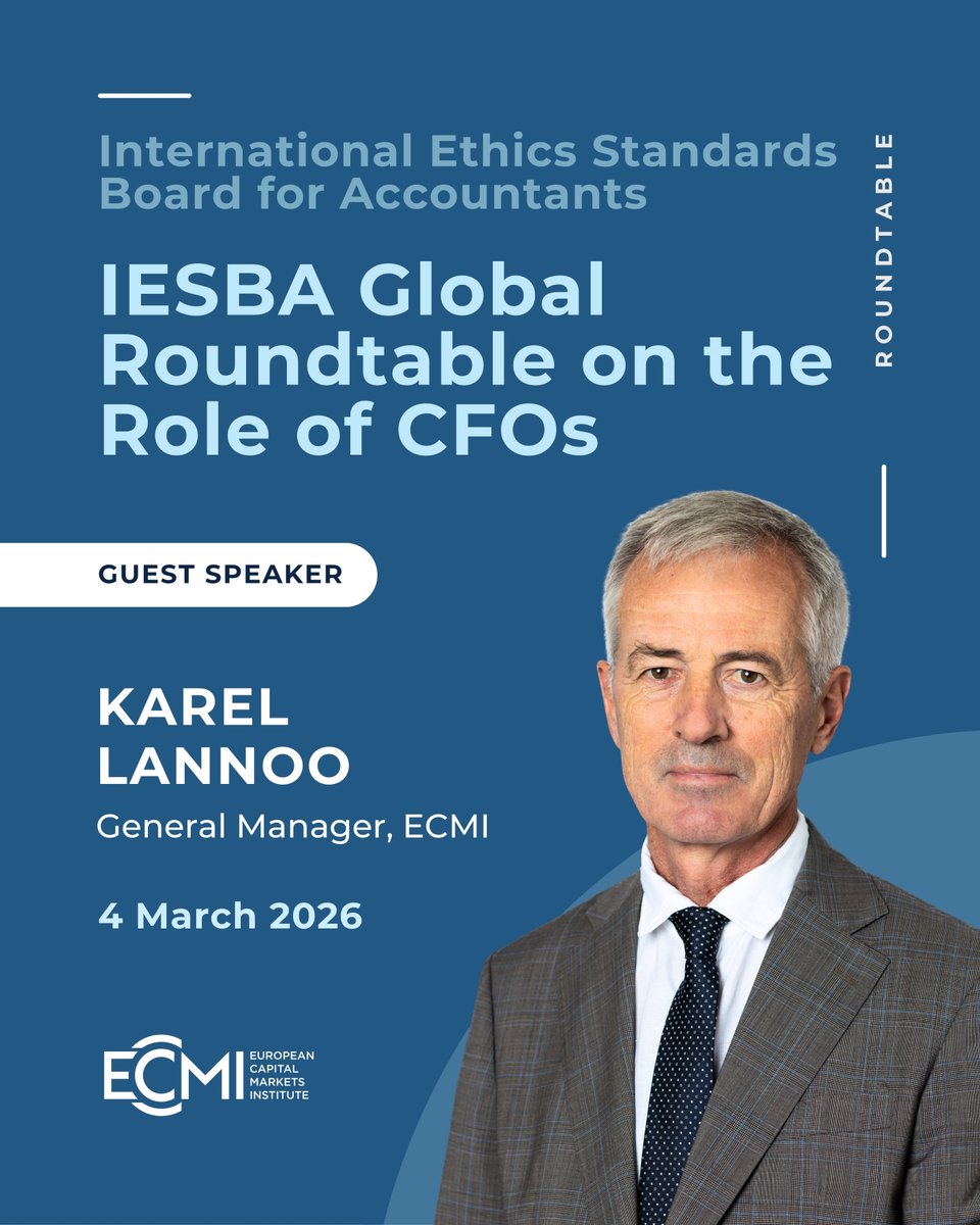 European Capital Markets Institute - ECMI tweet media