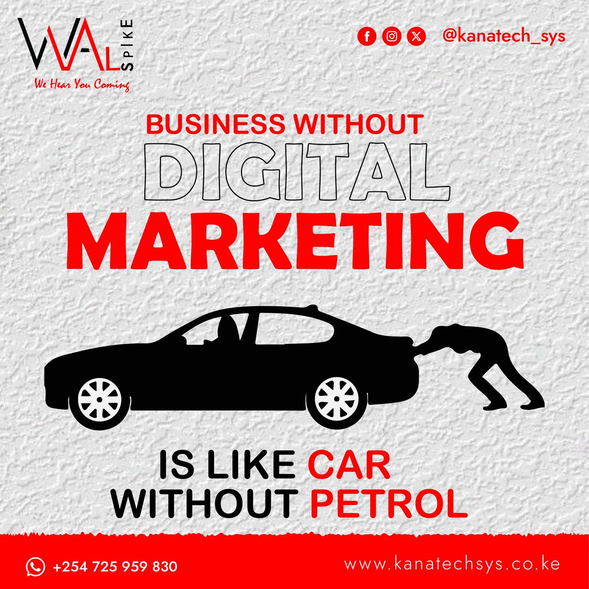 walspikes's tweet photo. In today’s connected world, digital marketing is the fuel that ignites customer interest, drives growth, and puts your brand in the fast lane. Don’t let your business stall, fill your digital tank and accelerate toward success.
#DigitalMarketing #BusinessGrowth #BrandVisibility https://t.co/5PdSEt1bPN