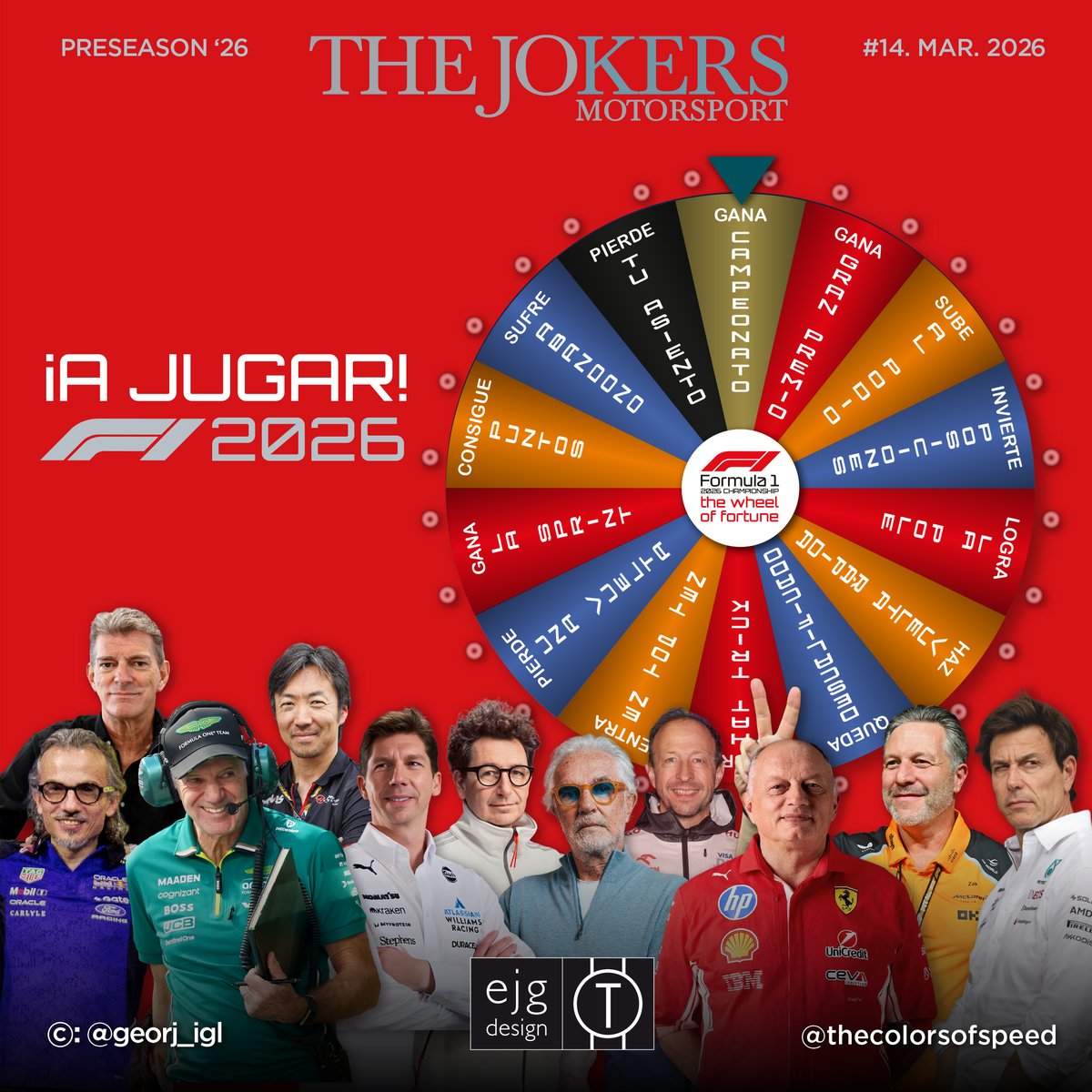 theracingcolors's tweet photo. Nueva era, nuevas reglas ¡A jugar! New era, new rules. Let's go! @georj_igl  ©Jorge Gil Cerracín @thecolorsofspeed #thejokersmotorsport  #MotorsportDesign #F1Art #RacingGraphics #MotorsportIllustration #RacingPoster #Formula1Art https://t.co/ouiZyOYetQ