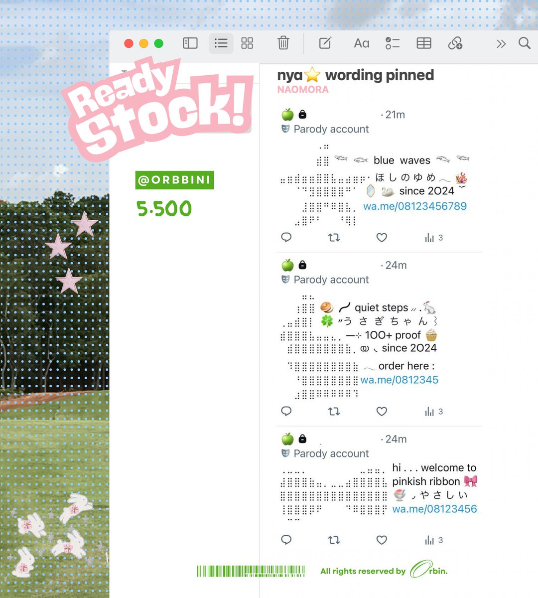 nya⭐️ wOrding layout tweet media