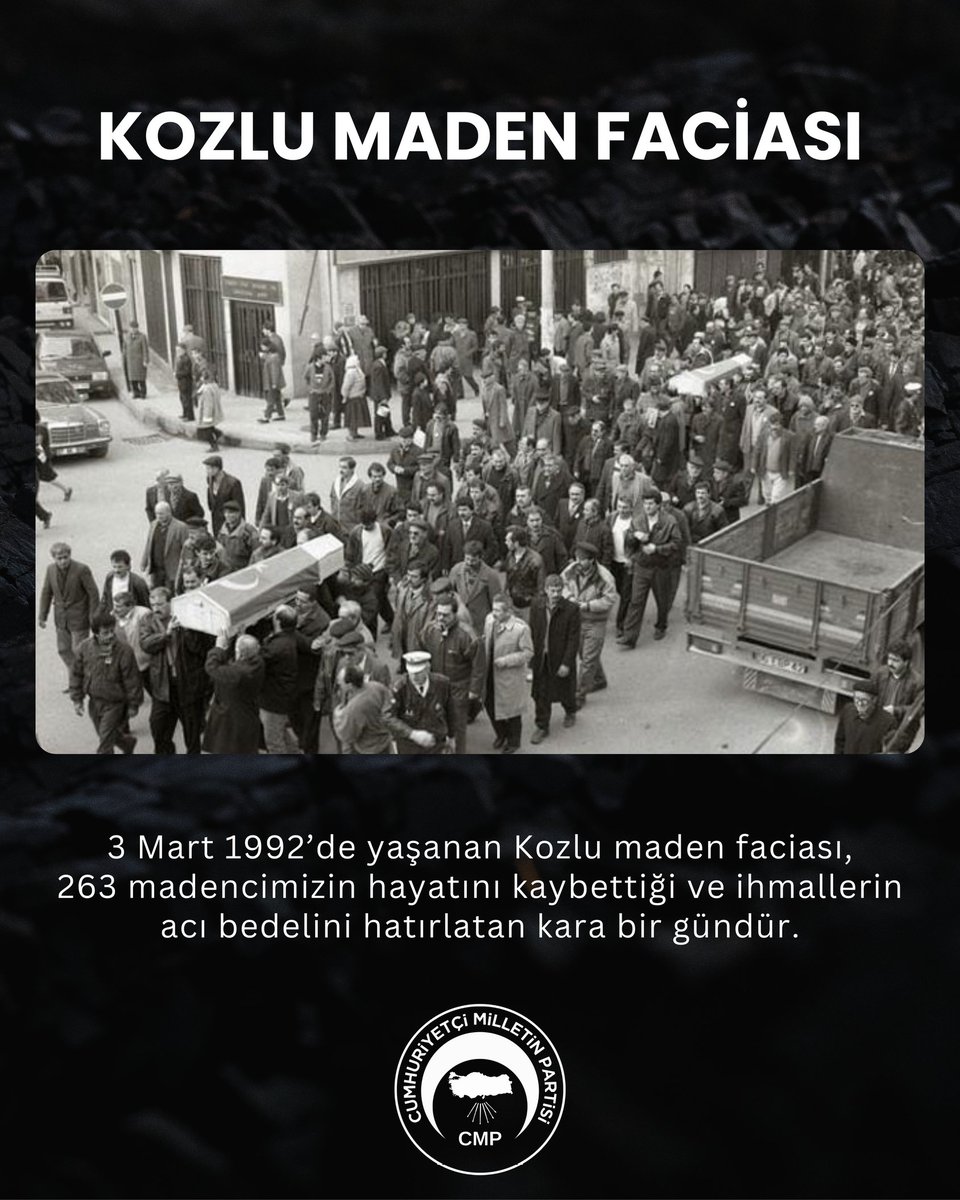 3 Mart 1992 tarihinde Zonguldak'ta yaşanan maden faciasında hayatını kaybeden yurttaşlarımızı rahmetle anıyoruz.
<a href="/rsahinozturkcmp/">Reşat Şahin Öztürk</a>