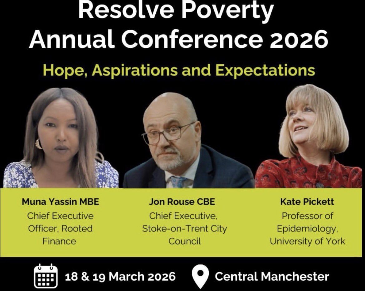 RootedFinance's tweet photo. This month!
Join us at the @resolvepoverty annual Conference next month where our CEO @Muna_Yassin_ is a panellist. The conference brings policymakers and practitioners from across the UK together to shape local and regional action on poverty. #resolvepoverty #VCSE #community https://t.co/9MIqmiSWgt