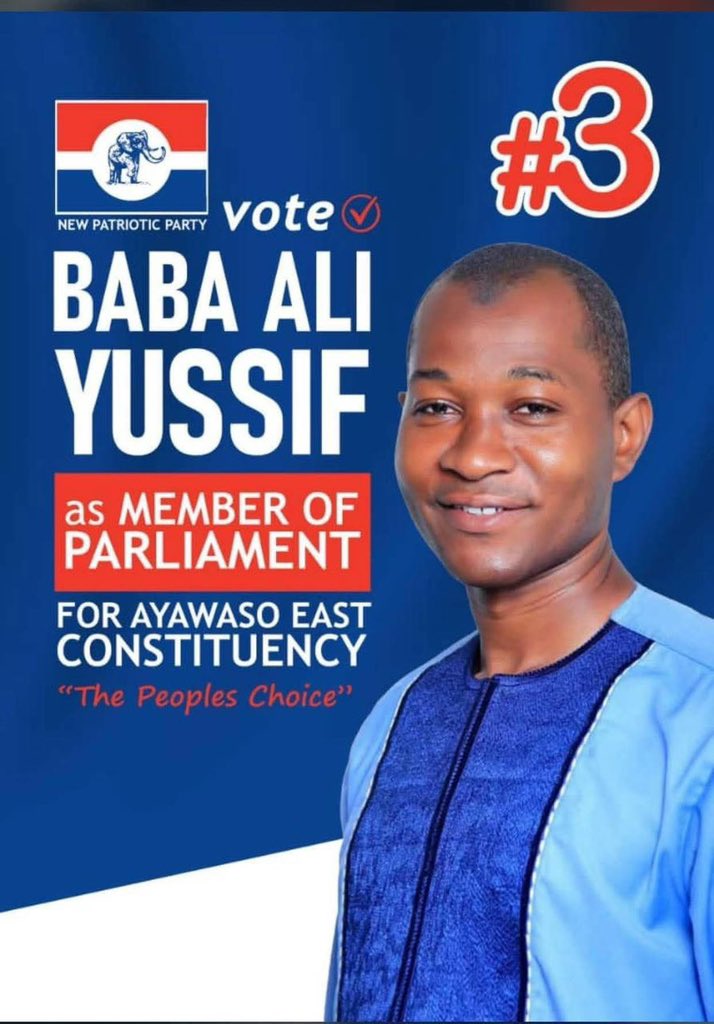 HusseinFathia's tweet image. He is committed to championing policies that will improve livelihoods, create opportunities, and bring real development to every community.
 
*Vote 🗳️ Baba Ali Yussif ☑️*

#VoteNo.3
#ItIsPossible
#AyawasoEastConstituency