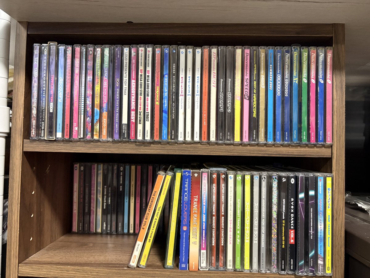 長年貯めたミックスCDの山 ロストした分もある