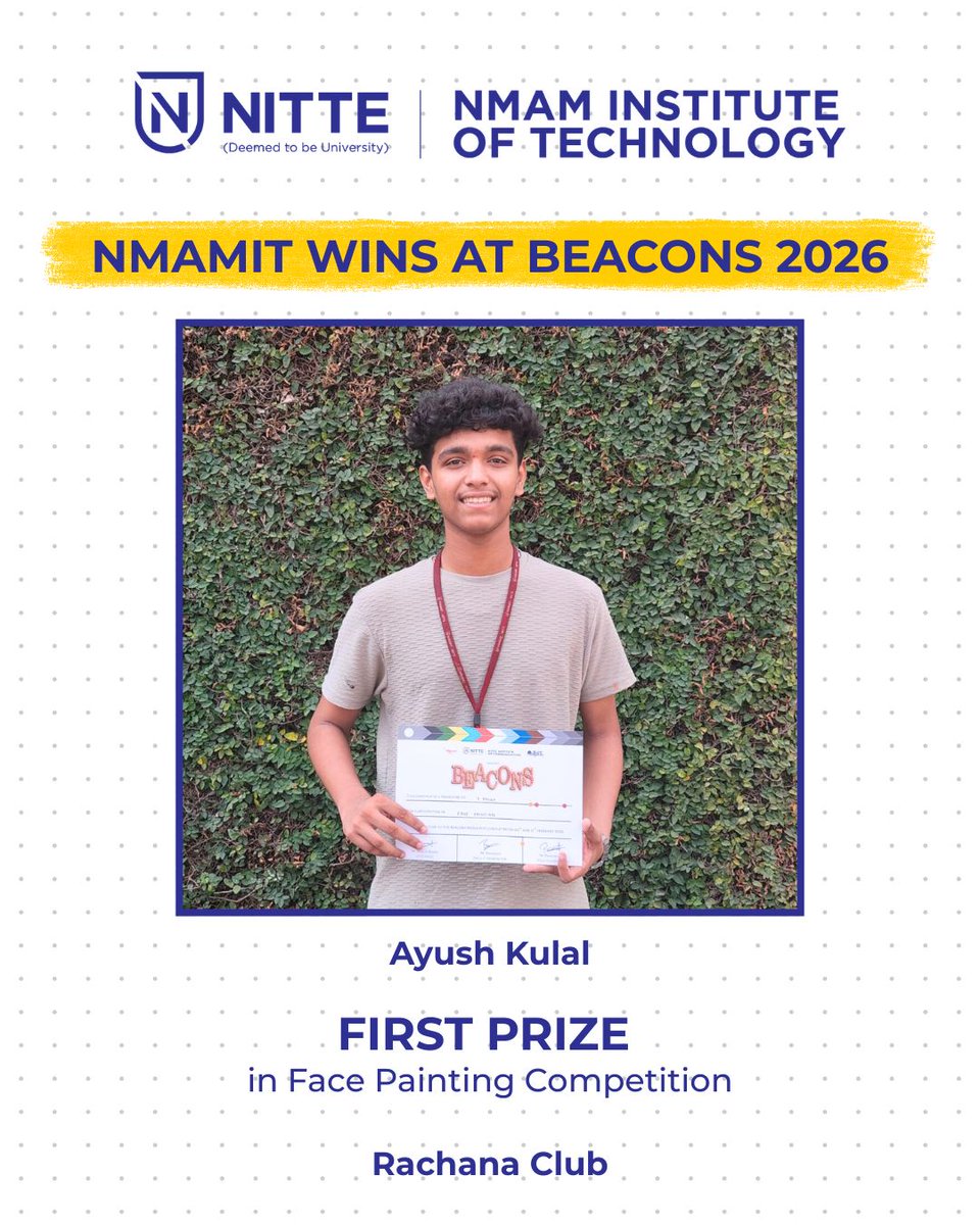 NMAMIT Nitte tweet media