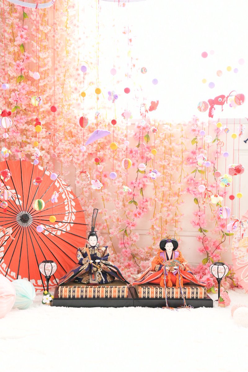 studioi1904's tweet photo. ひなまつり撮影会無事終了しました！
こちらが今年の特設セットでした。
参加されたお客様ありがとうございました✨
初節句の写真撮りたい方いましたら通常価格撮影料¥3,300税込でやってますのでよろしくお願いします！ https://t.co/hieBJBCb14