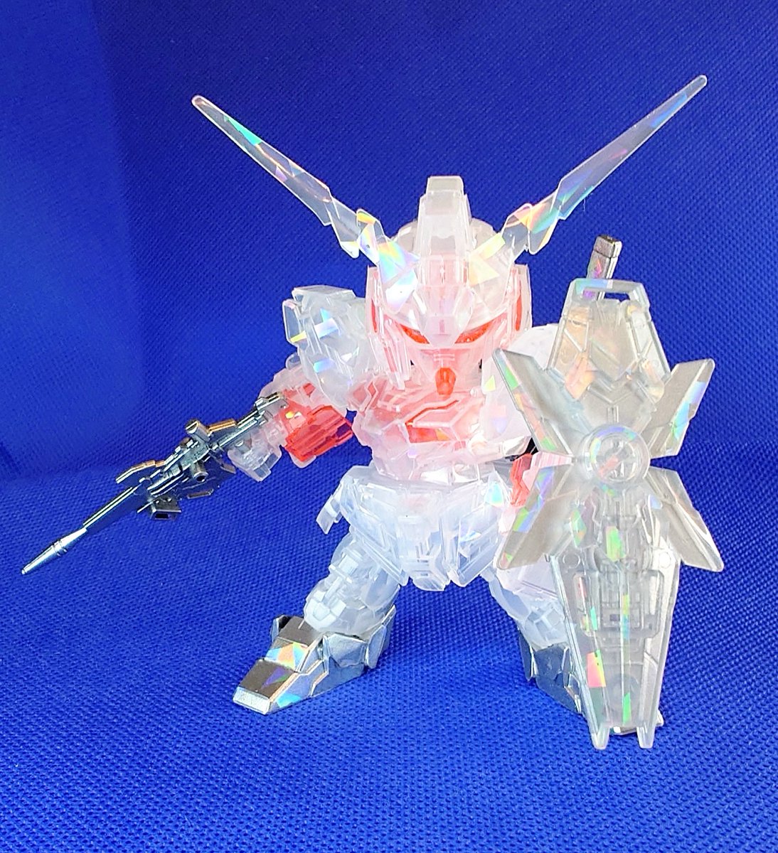 完 成 だぁぁぁあ！！！ ユニコーンガンダム、ソリッドクリアVerレジン