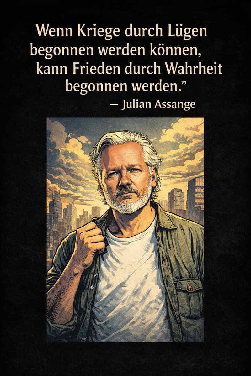 Frieden durch Wahrheit!
#julianassange