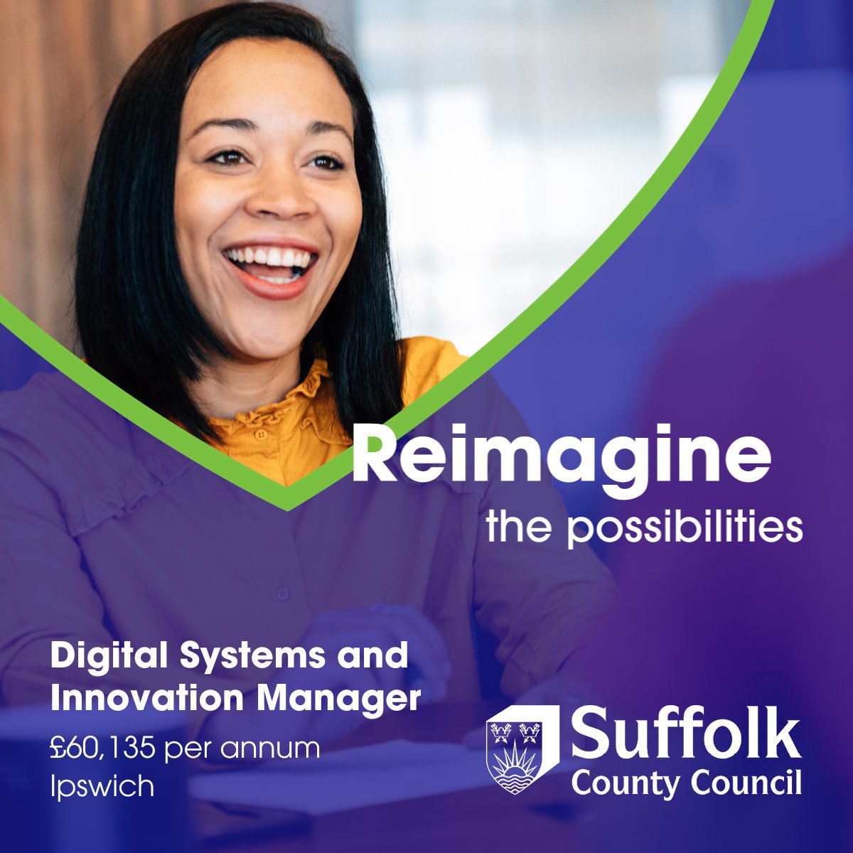 SJDirect's tweet photo. Digital Systems and Innovation Manager 
@suffolkcc, Ipswich, Suffolk IP1 2BX
£60,135 pa, F/T, Permanent 

To apply, visit: https://t.co/rL7o9vRwlr

#strategydevelopment #ManagementJobs #DigitalJobs #CouncilJobs #ipswichsuffolk #IpswichJobs #SuffolkJobs #suffolkjobsdirect https://t.co/tD3NNDwCuR