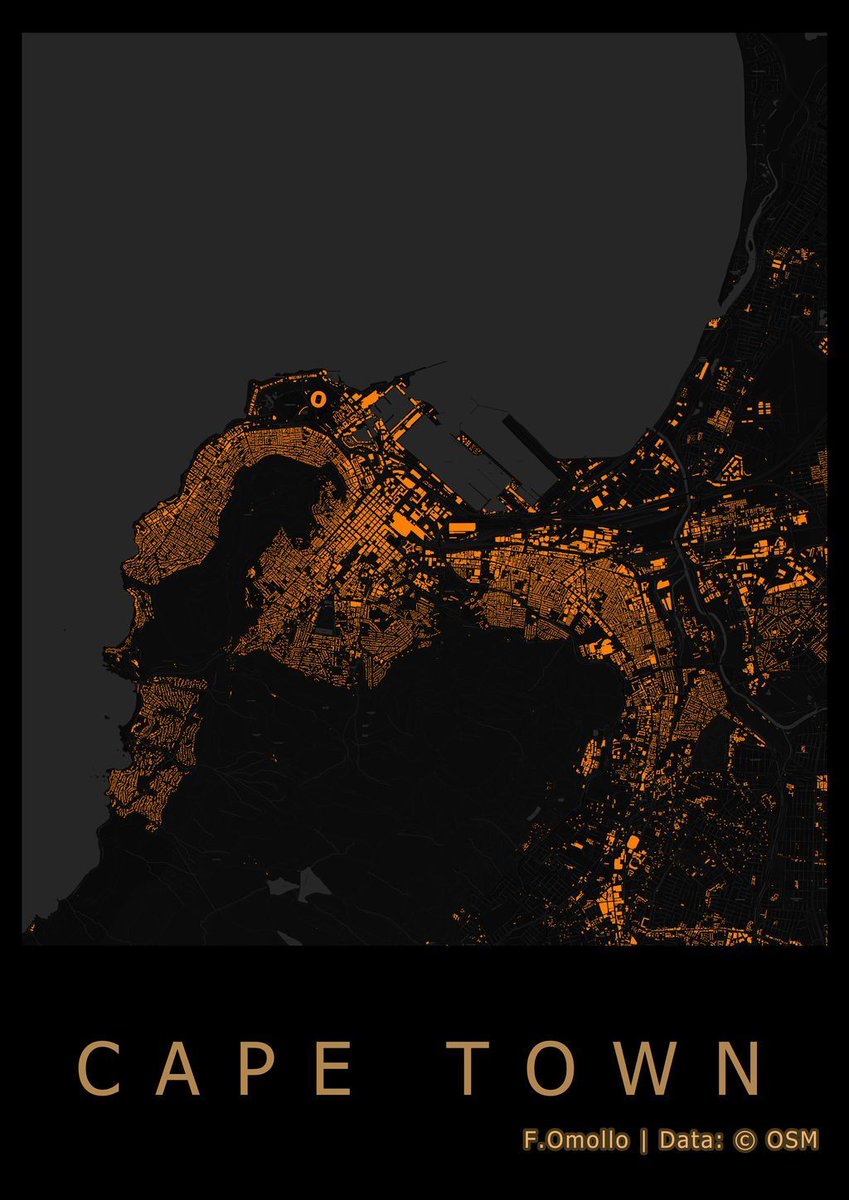 f_omolloh's tweet photo. Cape Town Series – Part 2: Buildings
Roads showed movement.
Buildings show structure.
#GIS #DataVisualization #UrbanForm #SpatialAnalysis https://t.co/qF58YcpR0R