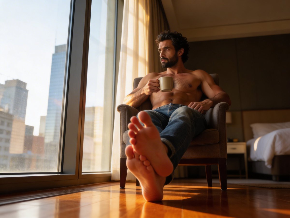 Master_Milo_X's tweet photo. Good morning 👣
#master #footmaster #maledom #malefeet #cashmaster https://t.co/DYTVmstb9p