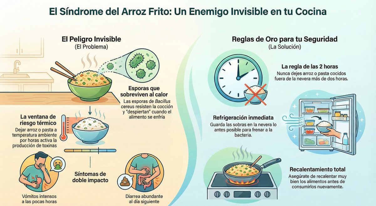 Si quieres saber más sobre el peligro del arroz frito...open.spotify.com/episode/3ozswq…
<a href="/SEIMC_/">SEIMC</a>
<a href="/ClinicaNavarra/">Clínica Universidad de Navarra</a>
<a href="/MedUNAV/">Facultad de Medicina # Universidad de Navarra</a>