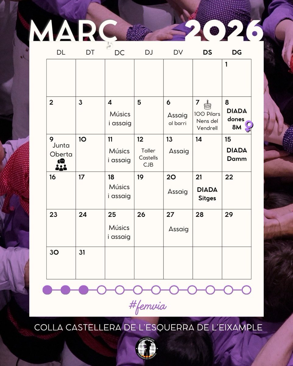 Colla Castellera de l’Esquerra de l'Eixample tweet media